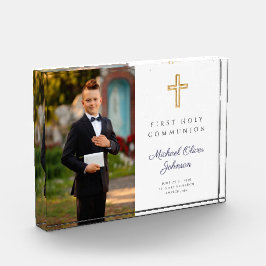 Modern Boy First Heliga Communion Bild