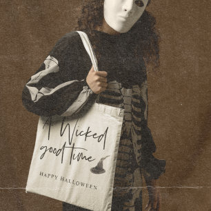 Modern Bra-tidsoffert HAPPY HALLOWEEN Tygkasse