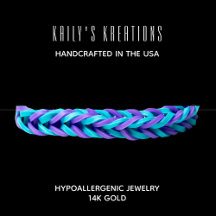 Modern Bracelet Visning Black White