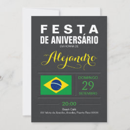 Modern: Brasil-fest Inbjudningar