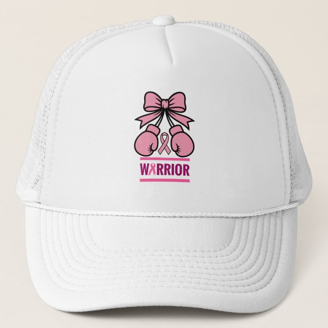 Modern Breast Cancer Awareness Warrior Keps (Framsida)