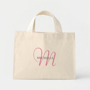 Modern Brev-monogrammall för det första-monogramme Mini Tygkasse