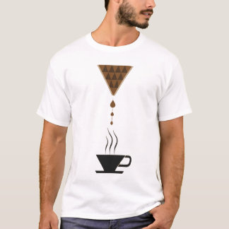 Modern Brew | Geometric Minimalist Pour Over Coffe T Shirt