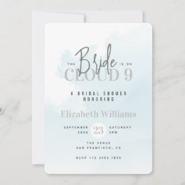 Modern Bride är på molnnig Möhippa Inbjudningar