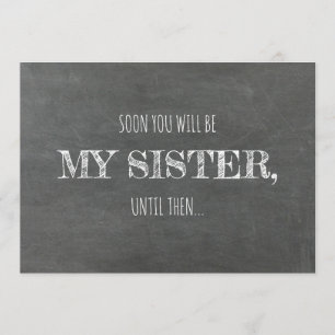 Modern Bridesmaid/Maid of honor Frieri Inbjudningar