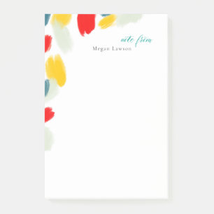 Modern Bright bläck gräns Note från Design Post-it Block