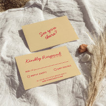 Modern Bright Colorful Retro Roligt Funky Bröllop