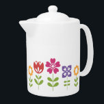 Modern Bright Colorful Vår blommor<br><div class="desc">Blommor i ljust fet färg.</div>