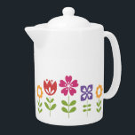 Modern Bright Colorful Vår blommor<br><div class="desc">Blommor i ljust fet färg.</div>
