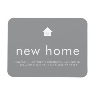 Modern Bright Färg - minimalistiskt nytt hem Magnet