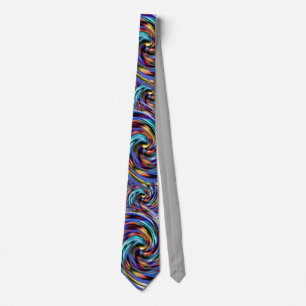 Modern Bright Färg Swirled Mönster Abstrakt Slips