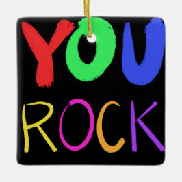 Modern Bright, fetstilt färgad mot Sten Julgransprydnad Keramik