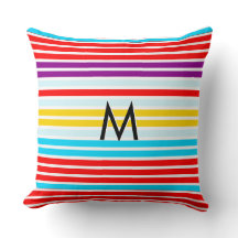 Modern Bright Summer Rand Patterned Multifärgad