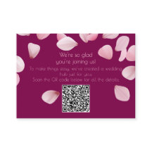 Modern Bröllop-adapter med QR-kod