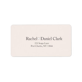 Modern Bröllop Adressetikett