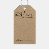 Modern Bröllop Advice och Önskemål Gift-Märkre