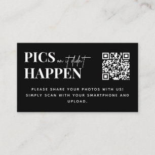 Modern Bröllop Bilder eller så hände inte QR-koden Tilläggskort