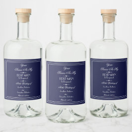 Modern Bröllop blir min bästa man Frieri Spritflaskor Etikett