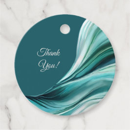 Modern Bröllop-Emerald Grönt- Gåvor Etiketter