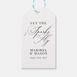 Modern Bröllop för miniatyrutsändning av Elegant f Presentetikett