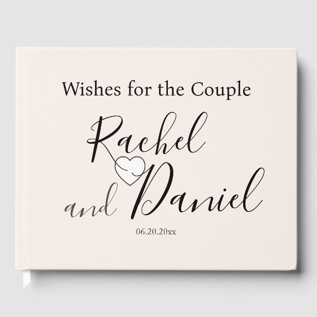 Modern Bröllop Gästböcker (Framsida)