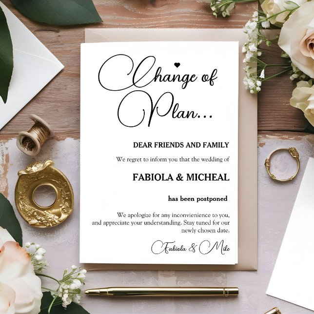 Modern bröllop har skjutit upp tidsplanen för Bröl Inbjudningar (Skapare uppladdad)