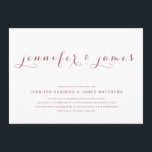 Modern Bröllop i Ro med enkel Elegant Inbjudningar<br><div class="desc">För par som vill ha en enkel inbjudan till elegant bröllop. Elke Clarke © eleganten innehåller namnen brid och groom i ett typsnitt för skript. Visas i ro guld och vitt, men kan anpassas till färg i bröllop för text och bakgrund. Lägg till andra bilder, foton eller monogram till att...</div>