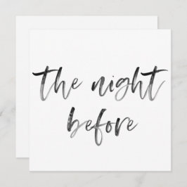 Modern Bröllop-middag för penselkalligrafi Inbjudningar