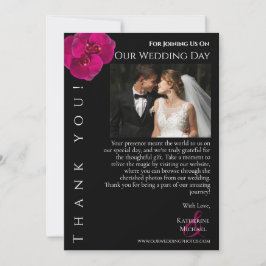 Modern Bröllop Photo-Tack- Inbjudningar