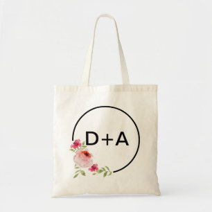 Modern Bröllop Tote Tygkasse
