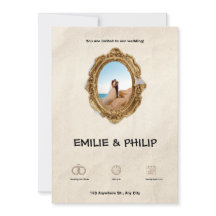 Modern Bröllopsbjudan