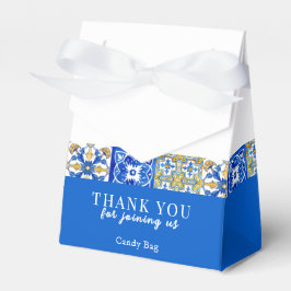 Modern bröllopsdagbok för sommarklossar i Medelhav Presentaskar