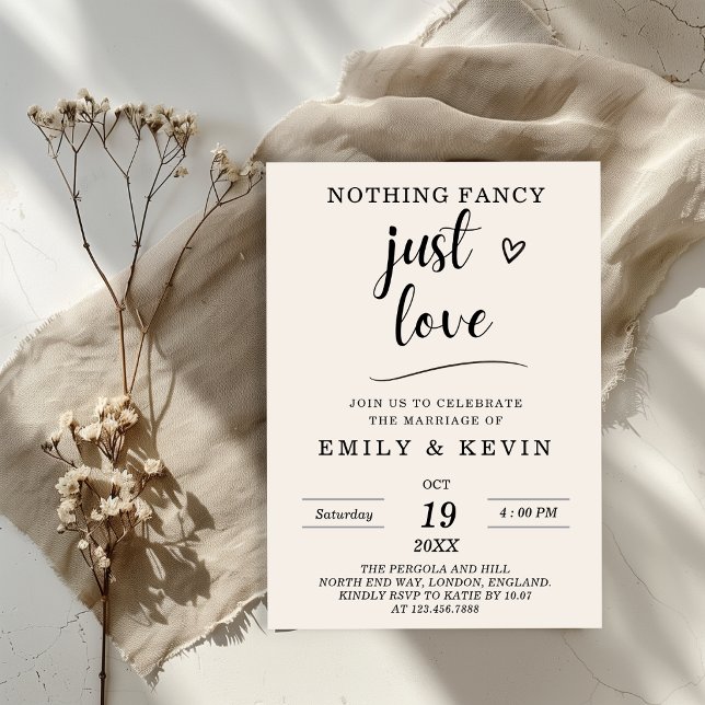Modern Bröllopsfotografi Elopement Annonseringskor (Skapare uppladdad)