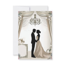 Modern Bröllopsinbjudan