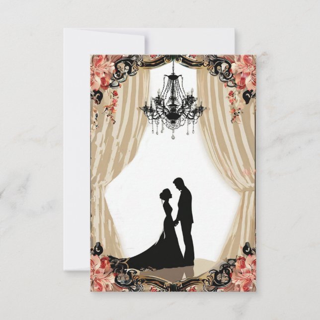 Modern bröllopsinbjudan inbjudningar (Framsida)