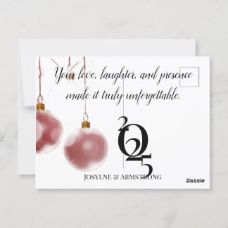 modern bröllopskort vykort