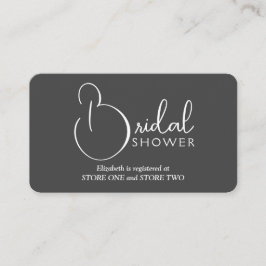 Modern Bröllopspresentregistrering Tilläggskort