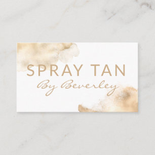 Modern Bronze Bläck Mobile Spray Tan Visitkort