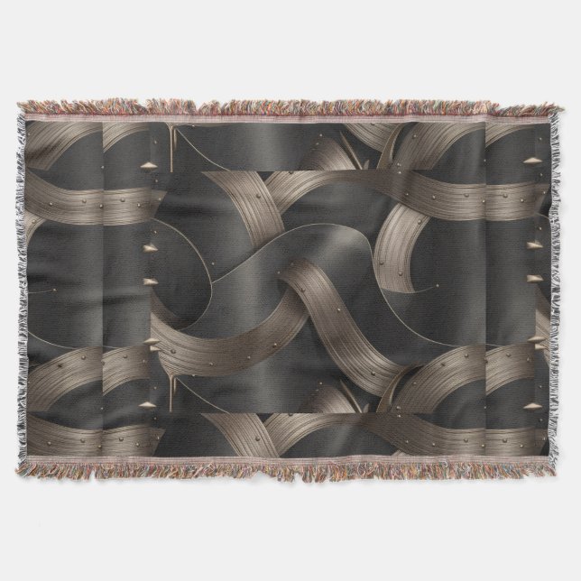 Modern Bronze Flow Luxury Masculine Accent Filt (Framsidan)