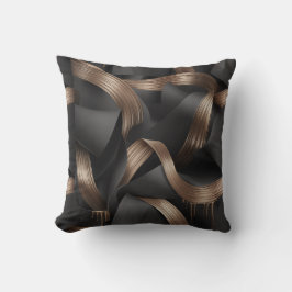 Modern Bronze Flow Luxury Masculine Accent Kudde