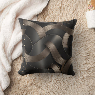 Modern Bronze Flow Luxury Masculine Accent Kudde