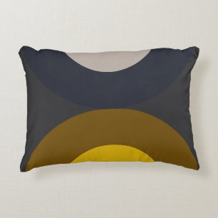 Modern Bronze Mustard Thunder i mitten av århundra Prydnadskudde