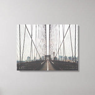 Modern Brooklyn Bridge Canvas
