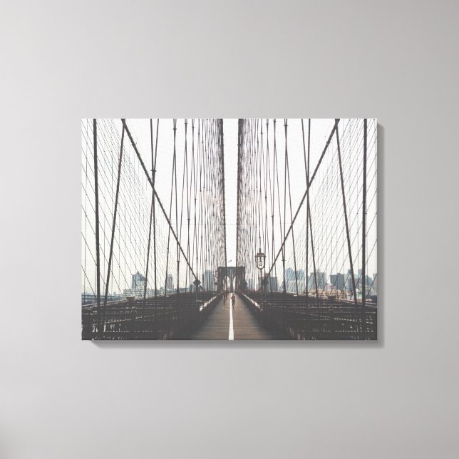 Modern Brooklyn Bridge Canvas (Framsida)