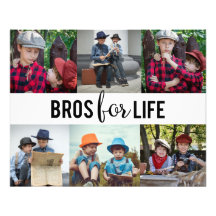 Modern Bros for Life Brothers Photo Collage Anpass