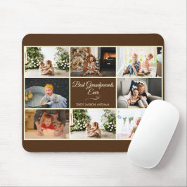 Modern Brown Grandparent Annibröllopsdag Photo Gif Musmatta