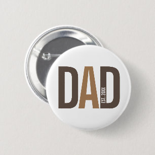 Modern Brown Personlig Pappa, etablerad Knapp