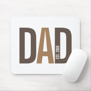 Modern Brown Personlig Pappa, etablerad Musmatta