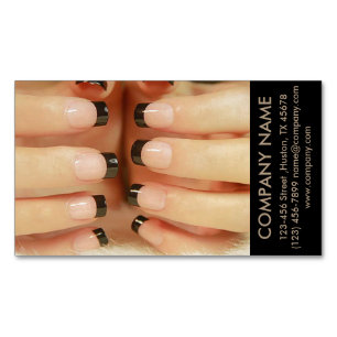 modern brud mode skönhet SPA-nagelsalong Magnetiska Visitkort