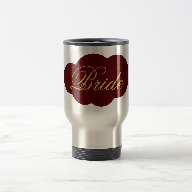 Modern Brud Resebar Kaffe Koppar Bröllopspresent (Center)
